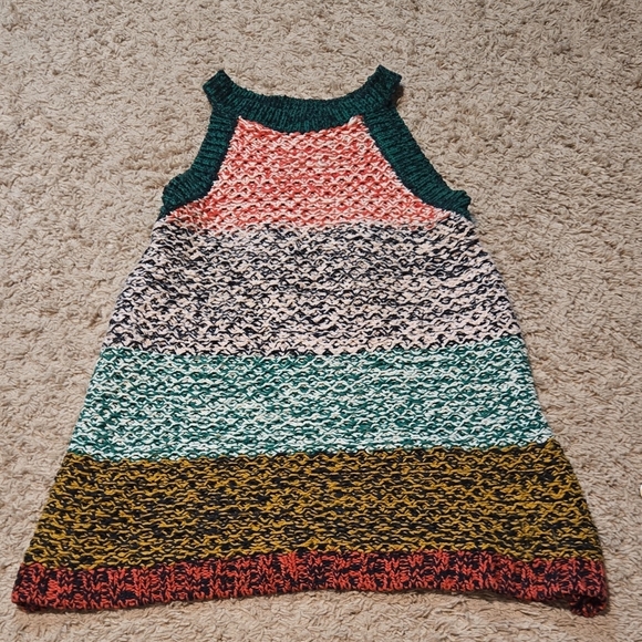 Anthro Colorblock Knit Sweater Vest - Picture 1 of 3